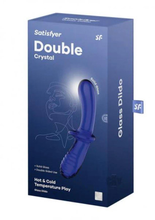 Satisfyer Double Crystal Lt Blue Satisfyer Double Crystal Lt Blue