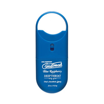 Goodhead Deep Throat Spray To Go Blue Raspberry .33oz - 782421069254