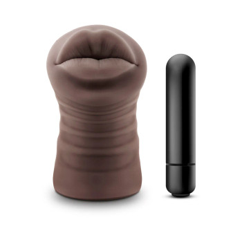 Hot Chocolate Renee Brown Mouth Stroker - 819835023944 Hot Chocolate Renee Brown Mouth Stroker - 819835023944