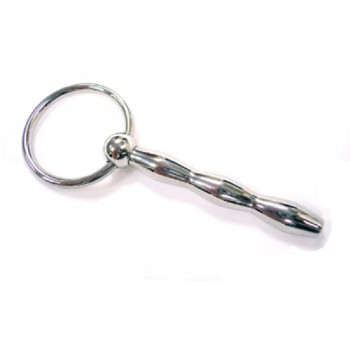 Rouge Stainless Steel Ribbed Urethral Probe Rouge Stainless Steel Ribbed Urethral Probe