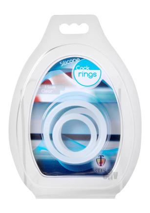 T4m Penis Rings 3pc Set Clear T4m Penis Rings 3pc Set Clear