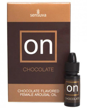 On Chocolate Flavored Arousal Oil 5ml Bottle - 855559003367