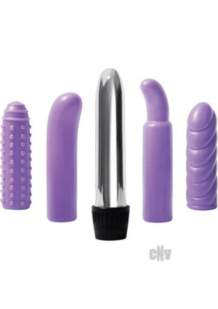 Evolved Multi Sleeve Vibrator Kit Purple Evolved Multi Sleeve Vibrator Kit Purple