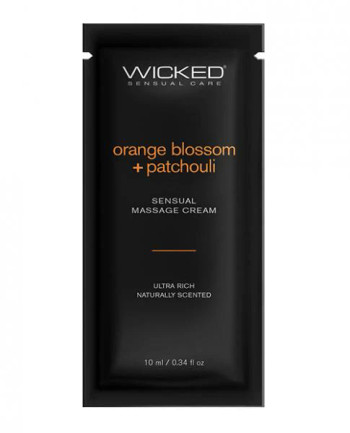 Wicked Sensual Care Orange Blossom & Patchouli Massage Cream  - .34 Oz Wicked Sensual Care Orange Blossom & Patchouli Massage Cream  - .34 Oz