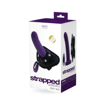 Vedo Strapped Rechargeable Vibrating Strap-on Deep Purple Vedo Strapped Rechargeable Vibrating Strap-on Deep Purple