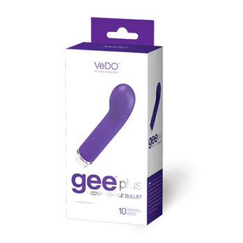 VeDO Gee Plus Rechargeable Vibe - Into You Indigo VeDO Gee Plus Rechargeable Vibe - Into You Indigo