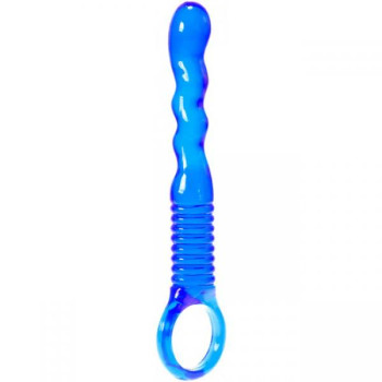 Ridged Anal Wand Blue Kinx Ridged Anal Wand Blue Kinx
