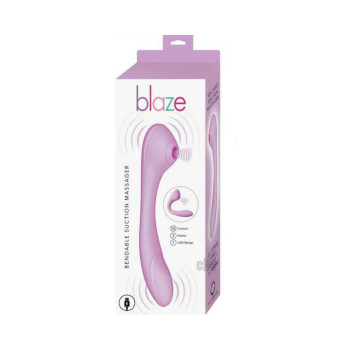 Blaze Bendable Suction Massager Lavender
