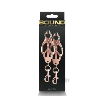 Bound Nipple Clamps C3 Rose Gold Bound Nipple Clamps C3 Rose Gold