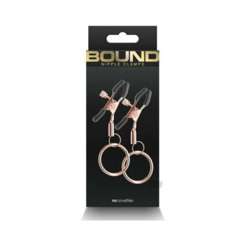 Bound Nipple Clamps C2 Rose Gold Bound Nipple Clamps C2 Rose Gold