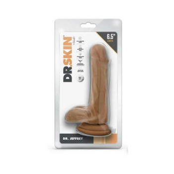 Dr Skin Dr Jeffrey 6.5 Dildo Balls Tan Dr Skin Dr Jeffrey 6.5 Dildo Balls Tan