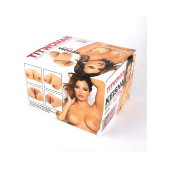 Keisha Grey Titwoman Double Sided Masturbator