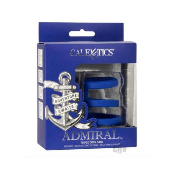 Admiral Triple Cock Cage Blue Admiral Triple Cock Cage Blue