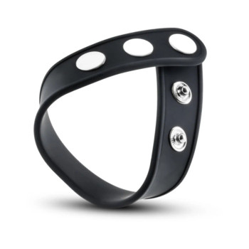 Performance - Vs5 - Silicone 3-snap Cock Strap - Black Performance - Vs5 - Silicone 3-snap Cock Strap - Black