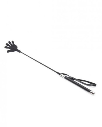 Plesur 22" Hand Shaped Silicone Crop - Black Plesur 22" Hand Shaped Silicone Crop - Black