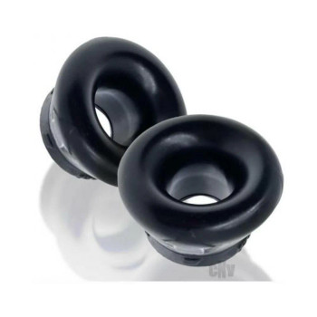 Oxballs Clone Duo 2-pack Ballstretcher Silicone Black / Black Oxballs Clone Duo 2-pack Ballstretcher Silicone Black / Black