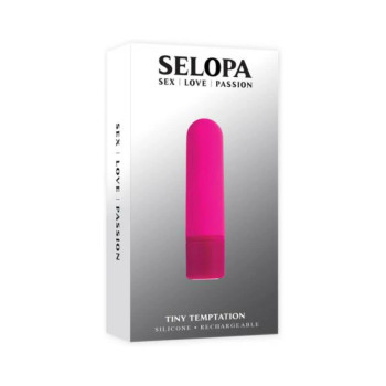 Selopa Tiny Temptation Rechargeable Silicone Bullet Vibrator Pink Selopa Tiny Temptation Rechargeable Silicone Bullet Vibrator Pink