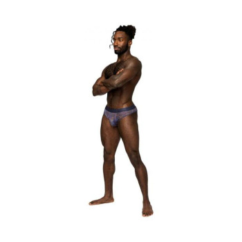 Male Power Sheer Prints Sheer Thong Spatter S/m