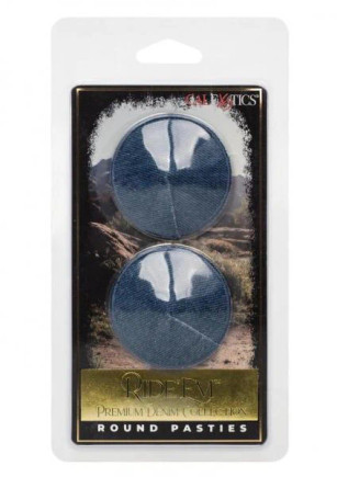 Ride Em Premium Denim Coll Round Pasties Ride Em Premium Denim Coll Round Pasties