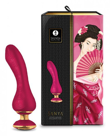 Shunga Sanya Intimate Massager - Raspberry Shunga Sanya Intimate Massager - Raspberry