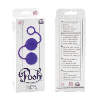 Posh Silicone O Balls - Purple Posh Silicone O Balls - Purple