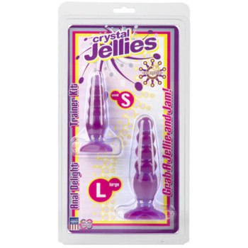 Crystal Jellies Anal Delight Trainer Kit - Purple