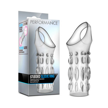 Performance - Studded Sleeve Ring - Clear Performance - Studded Sleeve Ring - Clear