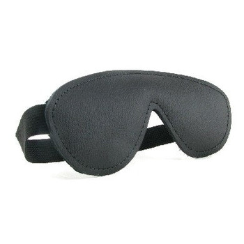 Non-Leather Padded Blindfold Black - 844915091155