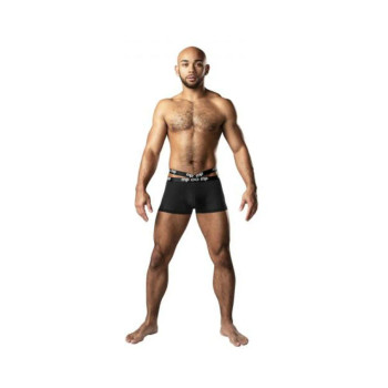 Male Power Infinite Comfort Amplifying Strappy Pouch Short Black Xl