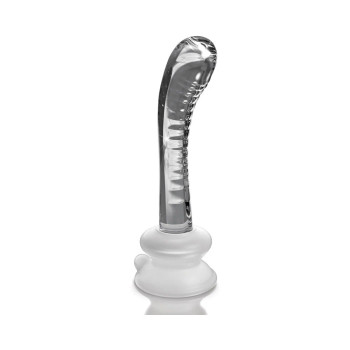 Icicles No. 88 - Glass Suction Cup G-spot Wand - Clear Icicles No. 88 - Glass Suction Cup G-spot Wand - Clear