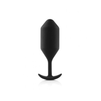 B-Vibe Snug Plug 4 Black 9oz Weight - 4890808196779 B-Vibe Snug Plug 4 Black 9oz Weight - 4890808196779