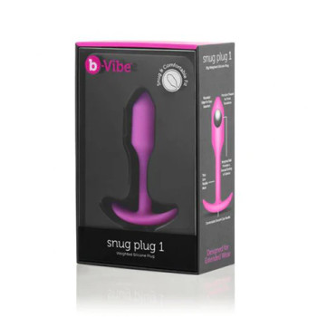 b-Vibe Weighted Snug Plug 1 - 55 g Fuchsia b-Vibe Weighted Snug Plug 1 - 55 g Fuchsia