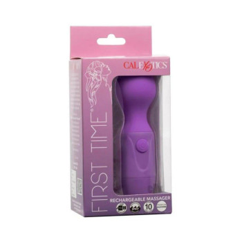 First Time Rechargeable Vibrator Massager - Purple