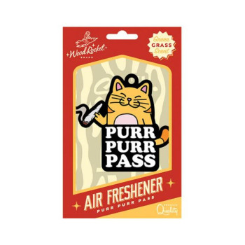 Wood Rocket Air Freshener Purr Purr Pass Wood Rocket Air Freshener Purr Purr Pass