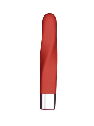 Edonista Layla Twist Bullet Silicone Vibe Red Edonista Layla Twist Bullet Silicone Vibe Red
