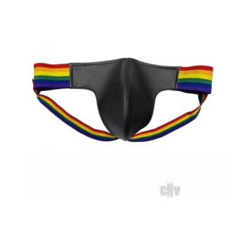 Leather Jock W/ Pride Stripes Md