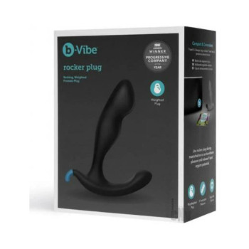 B-vibe Rocker Rocking Weighted Prostate Plug Black B-vibe Rocker Rocking Weighted Prostate Plug Black