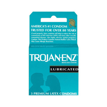 Trojan ENZ Lubricated Condoms 3 Pack - 022600930501