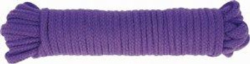 Bondage Soft Rope 33ft Purple