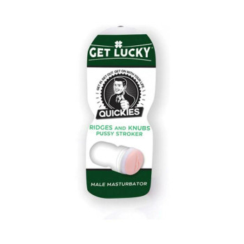 Get Lucky Quickies Ridges And Knubs Pussy Stroker Male Masturbator