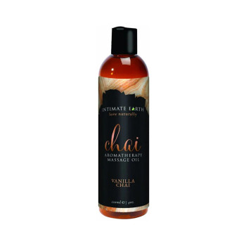 Intimate Earth Chai Massage Oil 4oz - 854397006288