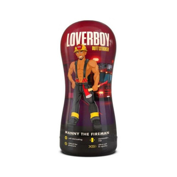 Loverboy Manny Fireman Lube Stroker Tan