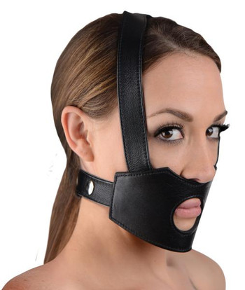 Face Fuk II Dildo Face Harness Black O/S Face Fuk II Dildo Face Harness Black O/S