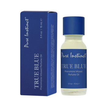 Pure Instinct Pheromone Perfume Oil With Dropper True Blue - 15 Ml 0.5 Fl Oz