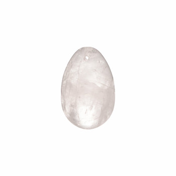 Chakrubs Prism Yoni Egg Clear Quartz (drilled)