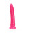 Realrock Glow In The Dark Slim 9 In. Dildo Neon Pink