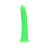 Realrock Glow In The Dark Slim 10 In. Dildo Neon Green Realrock Glow In The Dark Slim 10 In. Dildo Neon Green