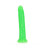 Realrock Glow In The Dark Slim 9 In. Dildo Neon Green