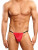Male Power Posing Strap Satin Lycra Red O/S - 845830047241