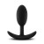 Anal Adventures Platinum - Silicone Vibra Slim Plug - Medium - Black Anal Adventures Platinum - Silicone Vibra Slim Plug - Medium - Black